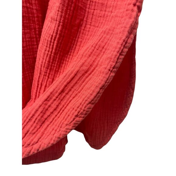 J Jill Pure Jill Maxi Dress Womens Small Organic Cotton Capsule Gauzy Lagenlook - Picture 8 of 12